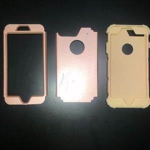 iPhone 8plus Protective Pink Case